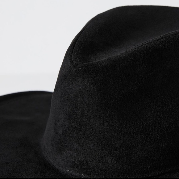San Diego Hat Co Suede Fedora Hat Black NWT - Picture 3 of 6